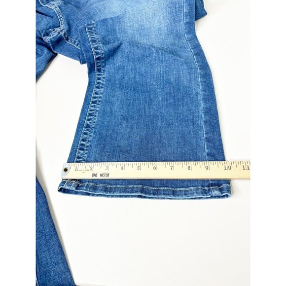 Lane Bryant Flare Genius Fit Bootcut Jeans Sz 18 Short (Actual 34x29) GUC - Picture 4 of 10